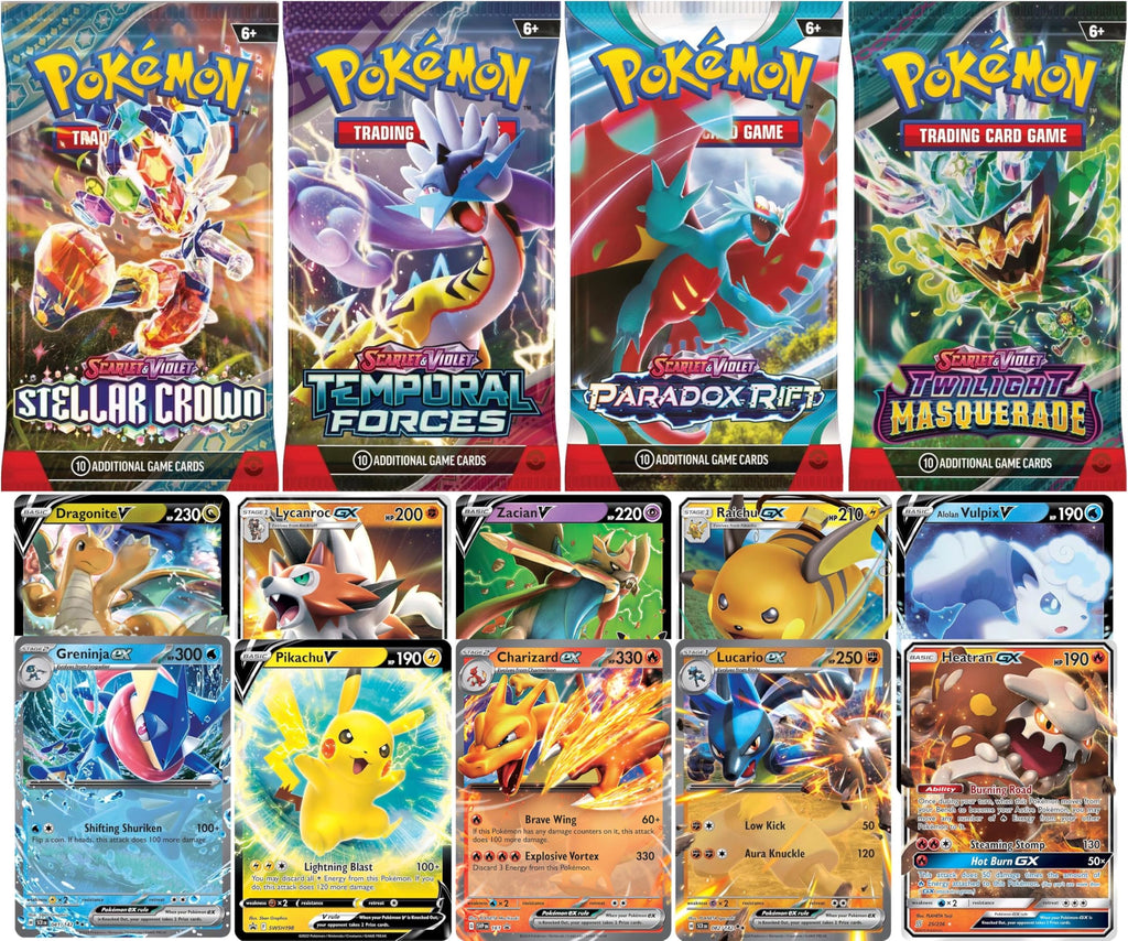 Pokemon TCG Booster Pack and Ultra Rare Holofoil Card O1806