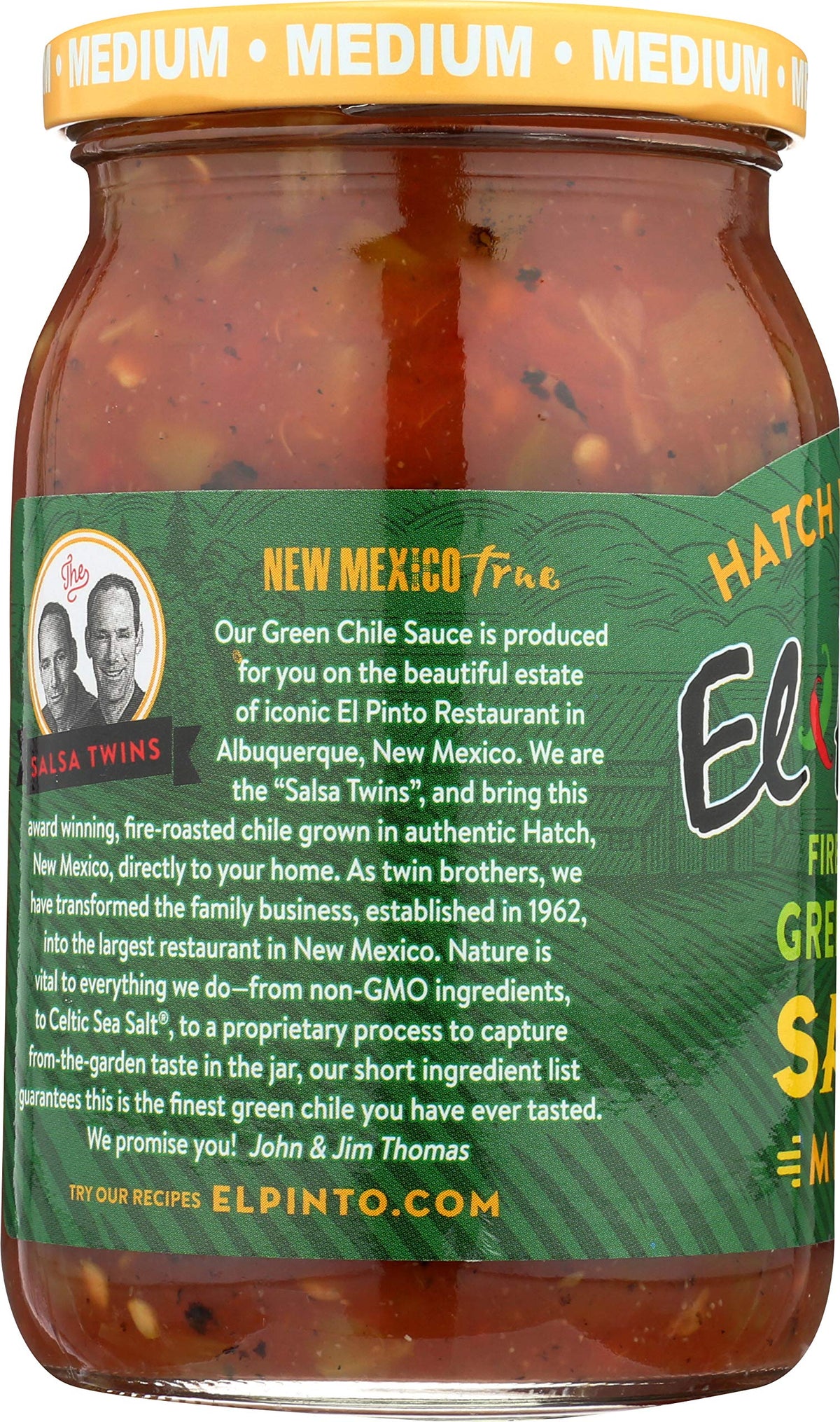 Green Chile Sauce Medium 16 Ounce Pack of 6 Z7082