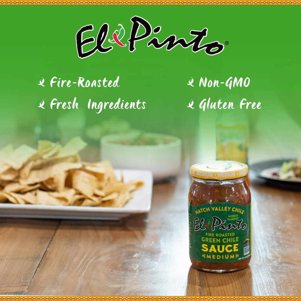 Green Chile Sauce Medium 16 Ounce Pack of 6 Z7082